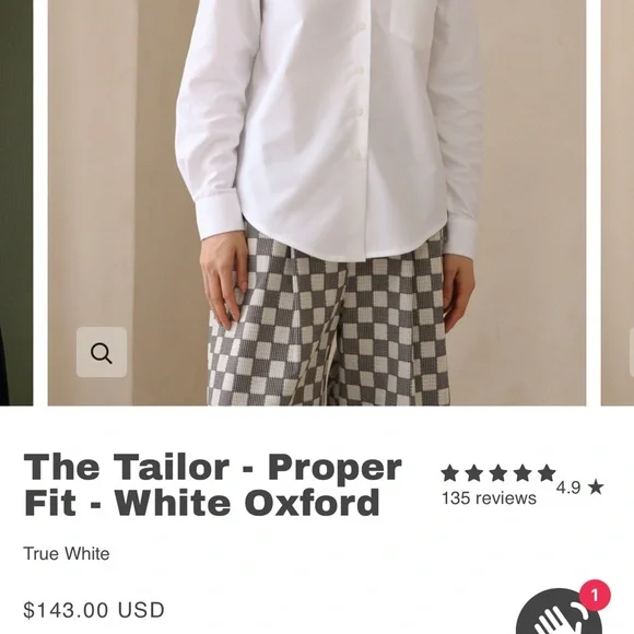 The Tailor - Proper Fit - White Oxford - Picture 6 of 9